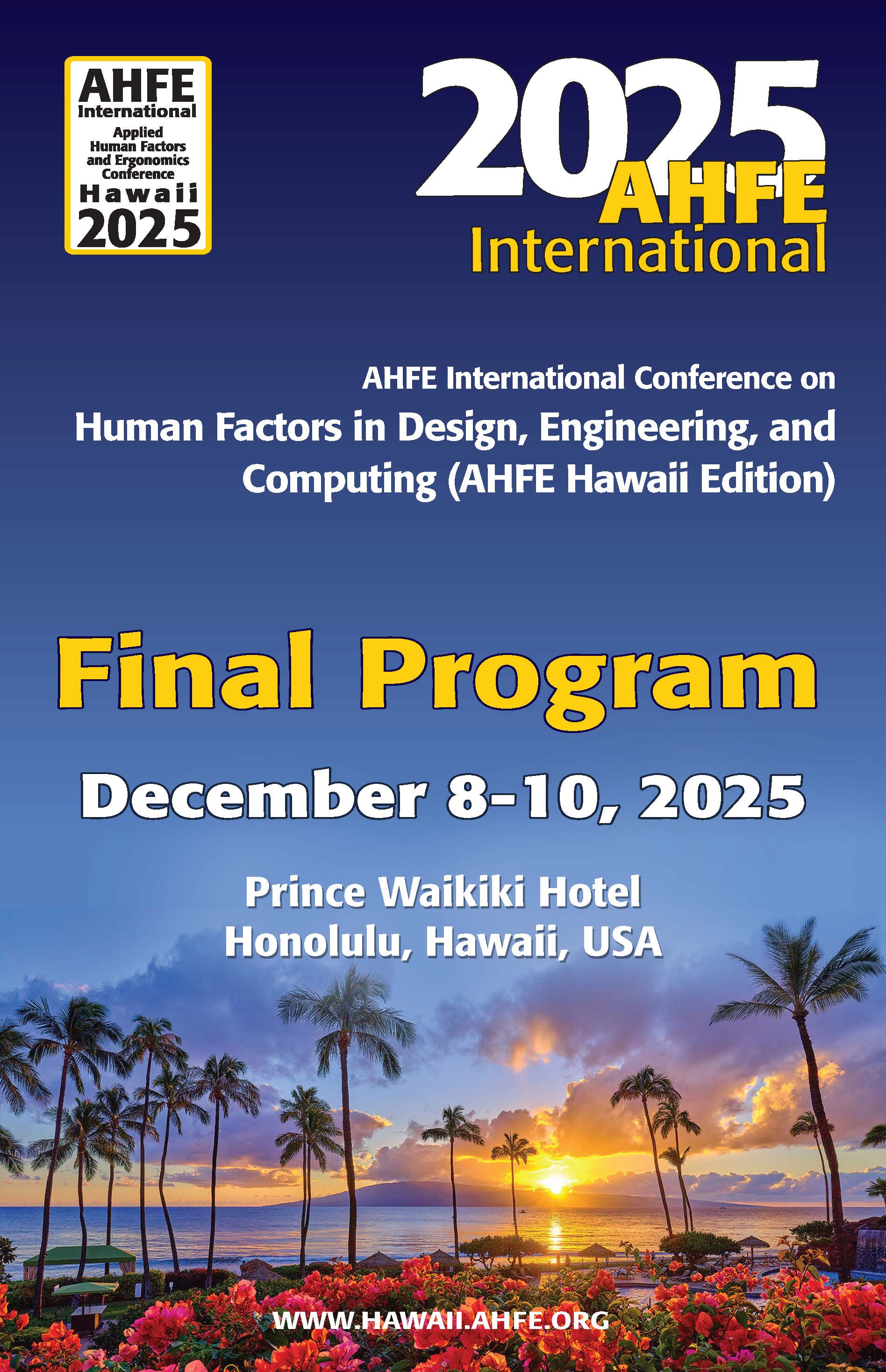 AHFE 2025 Hawaii 
