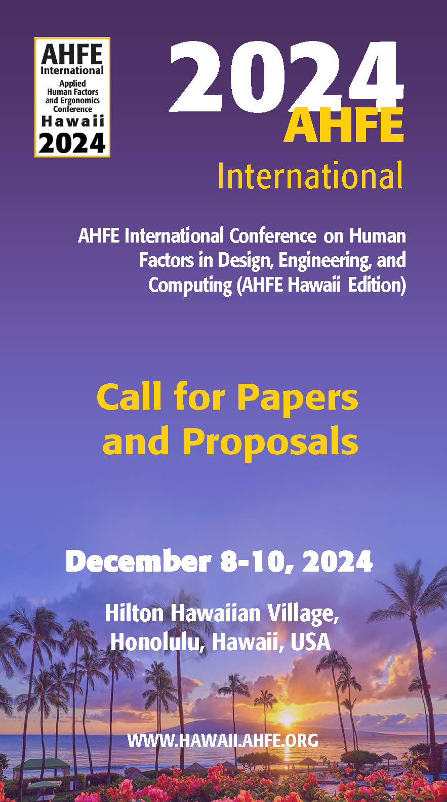 AHFE Hawaii 2024